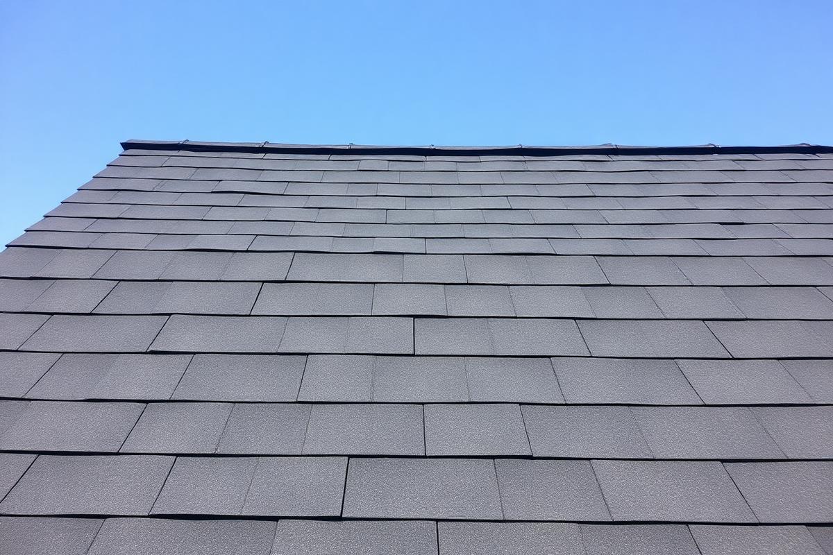 Roof shingles – after cleaning
